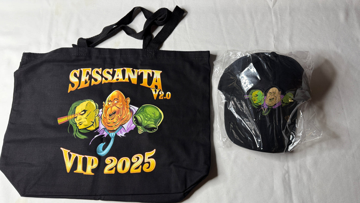 Sessanta V2.0 VIP Pack Signed Poster, Hat & Tote - Tool Primus Puscifer