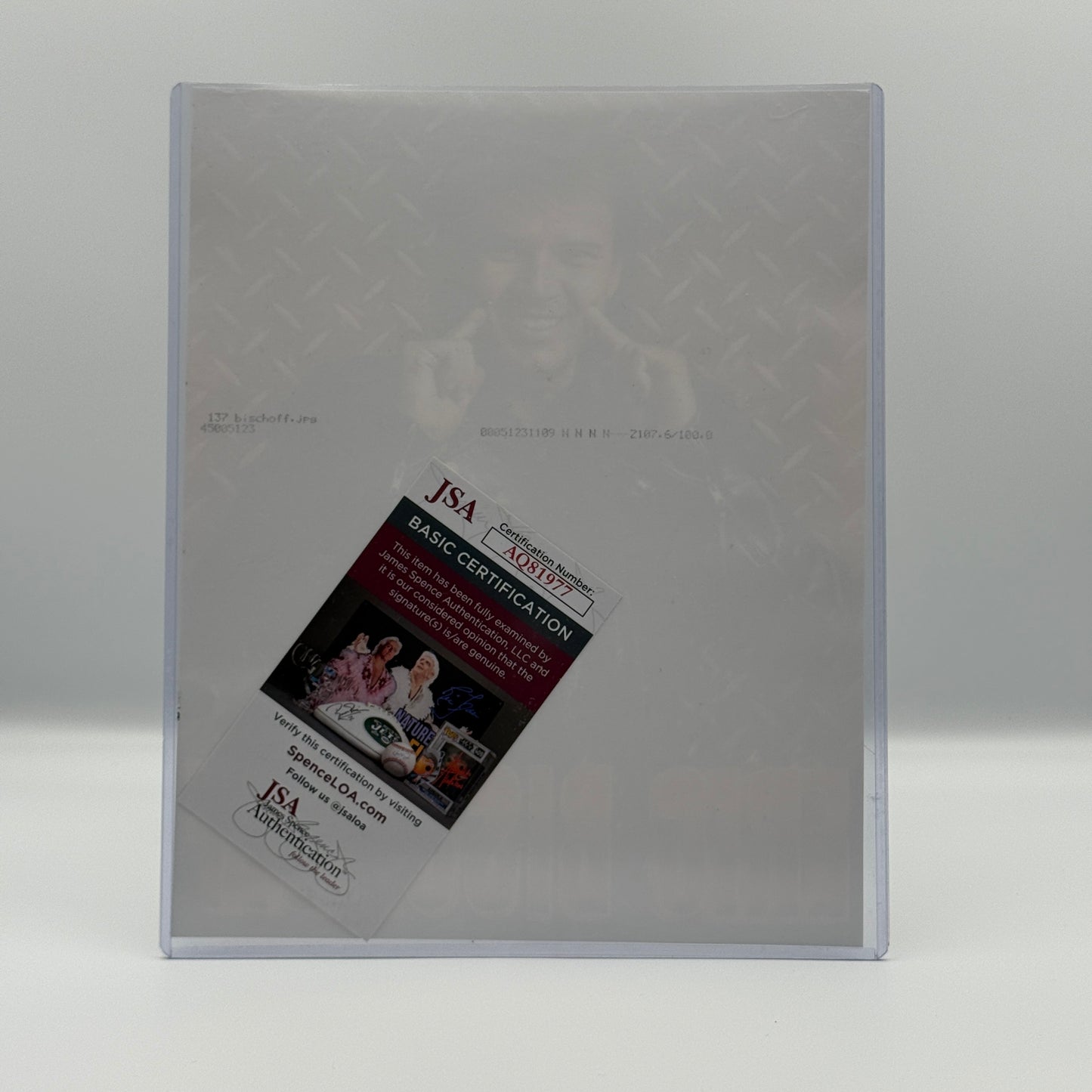 Eric Bischoff Signed 8x10 Photo JSA - WCW Wrestling