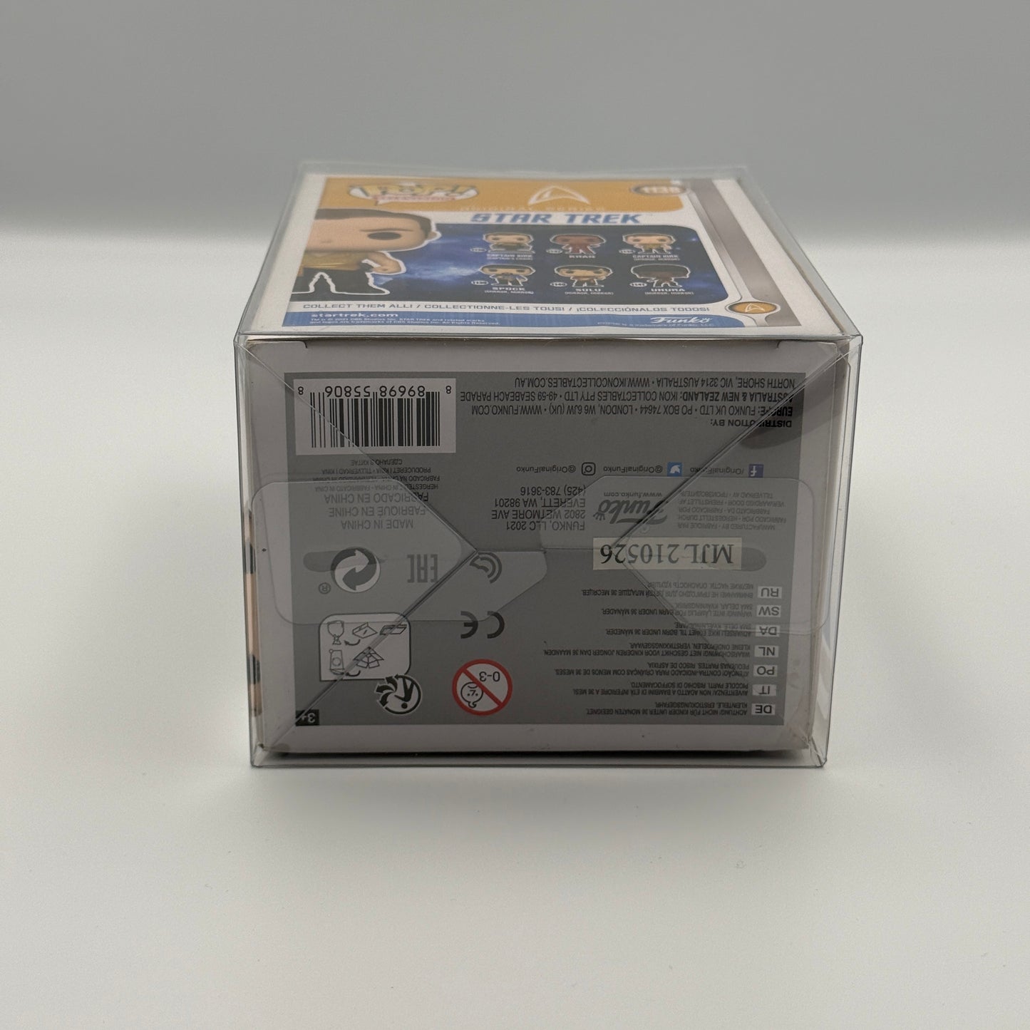 Star Trek William Shatner Signed Funko Pop #1138 JSA