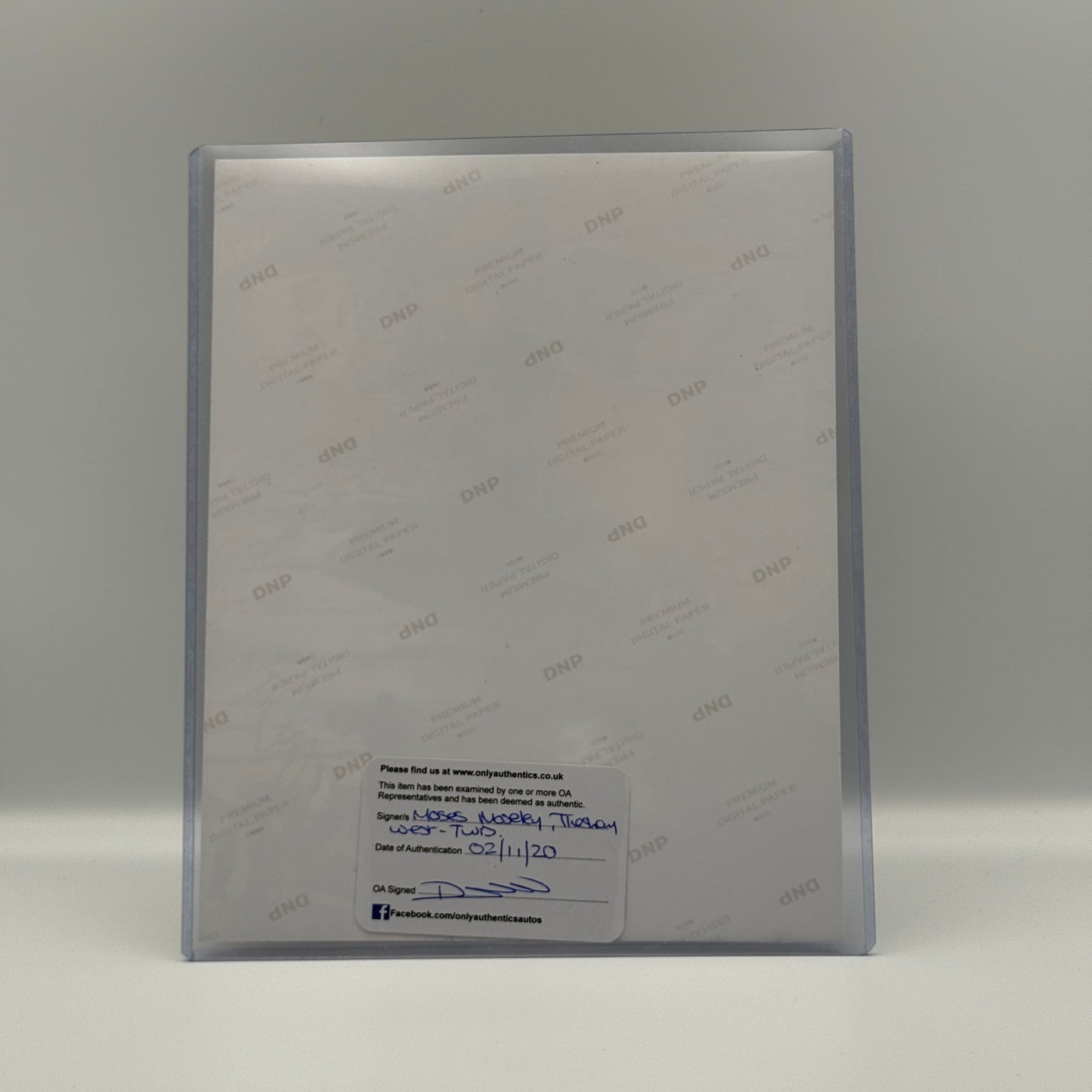 The Walking Dead Michonne's Pet Zombies Dual Signed 8x10 Moses Moseley & Theshay West