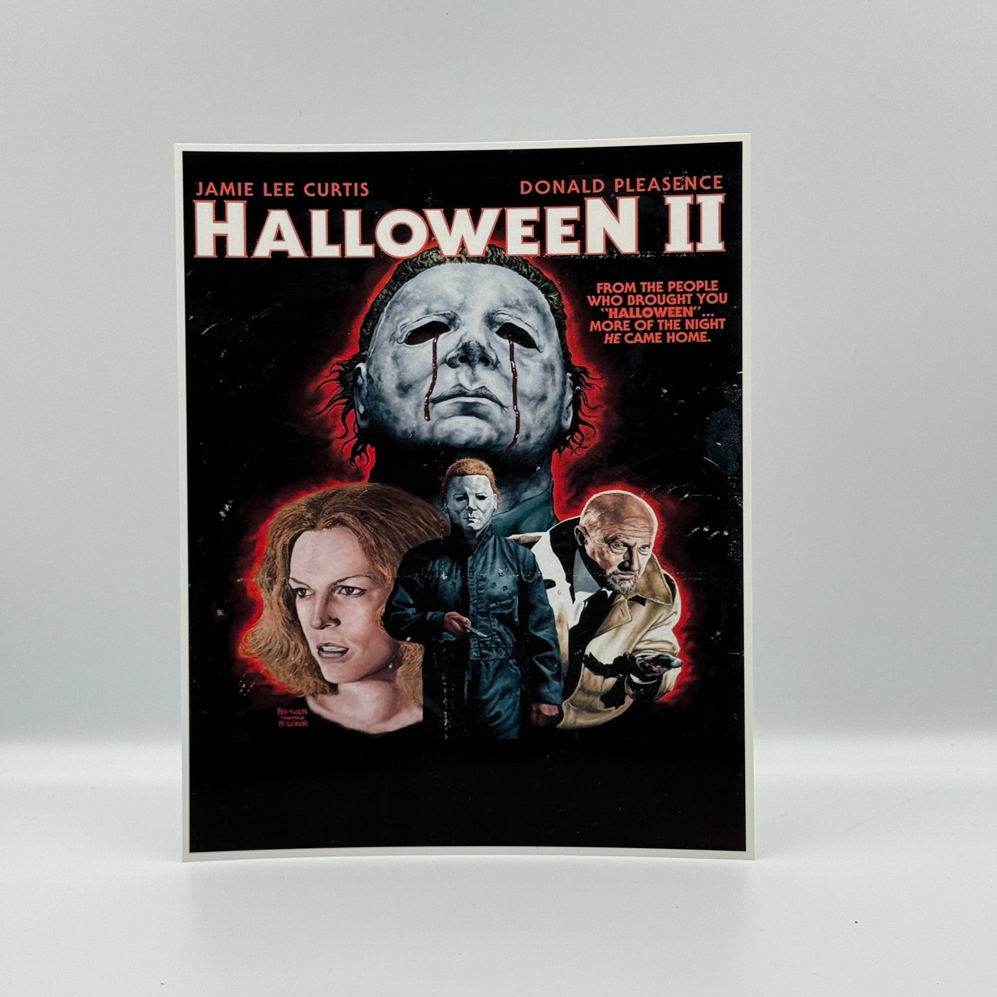 Halloween 2 1981 Lobby Cards Michael Myers Dick Warlock Jamie Lee Curtis