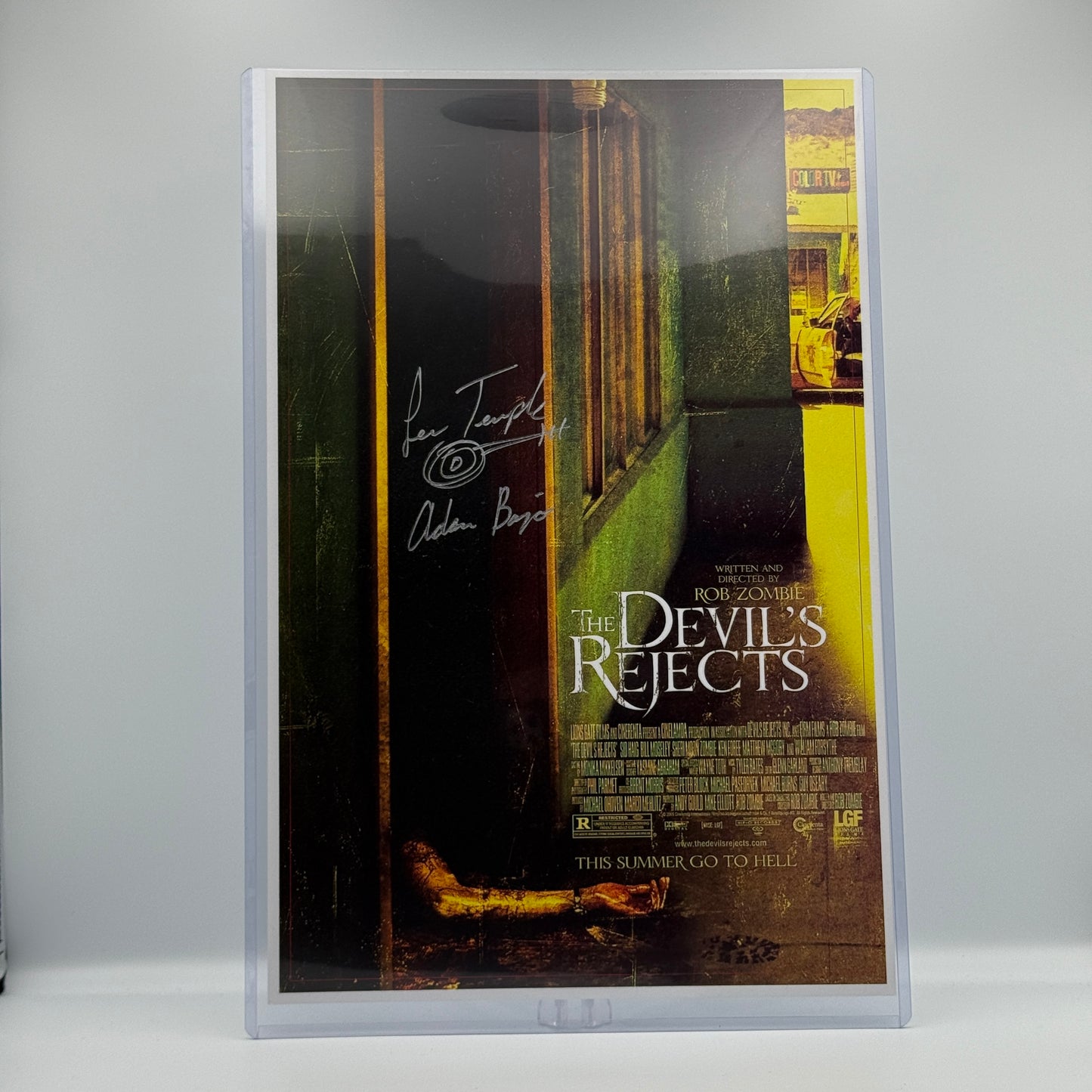 Rob Zombie's The Devil's Rejects Lew Temple Signed 11x17 Poster