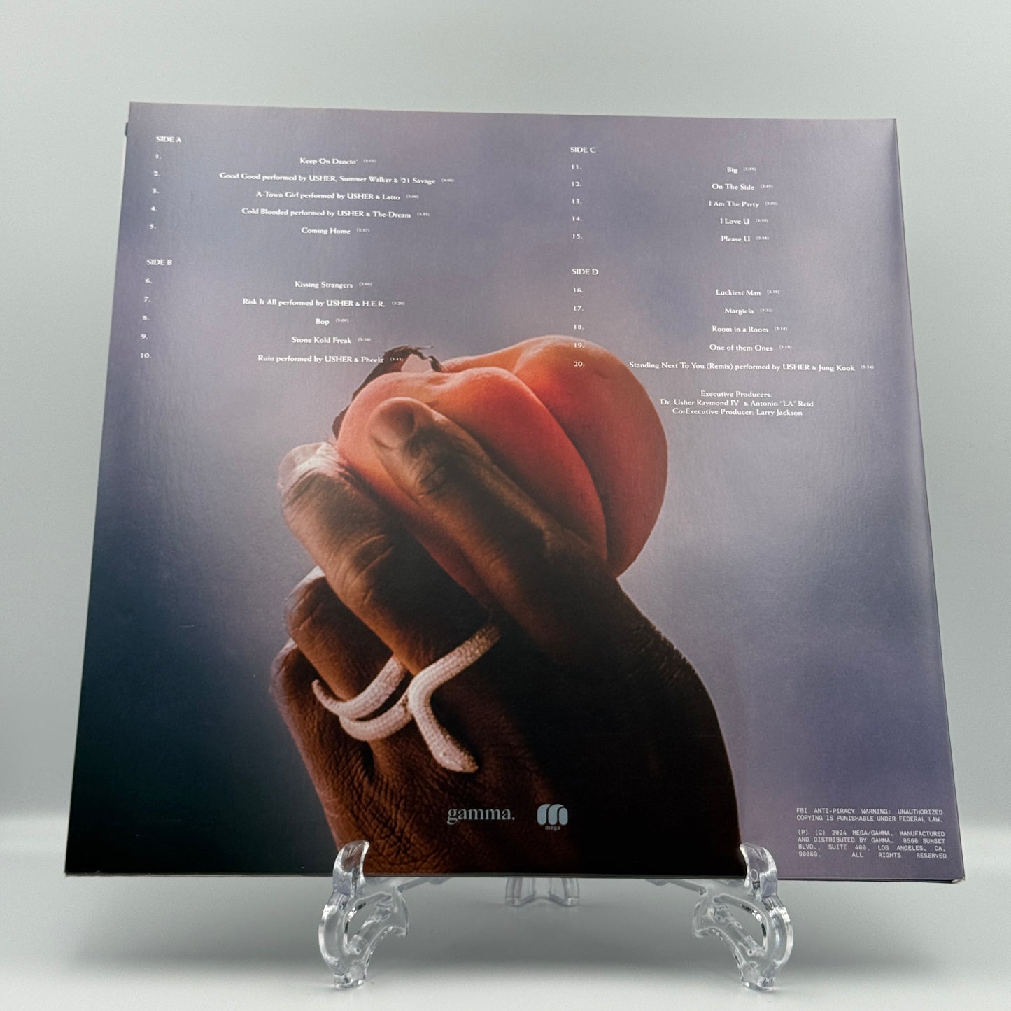 Usher Coming Home Clear Vinyl Record