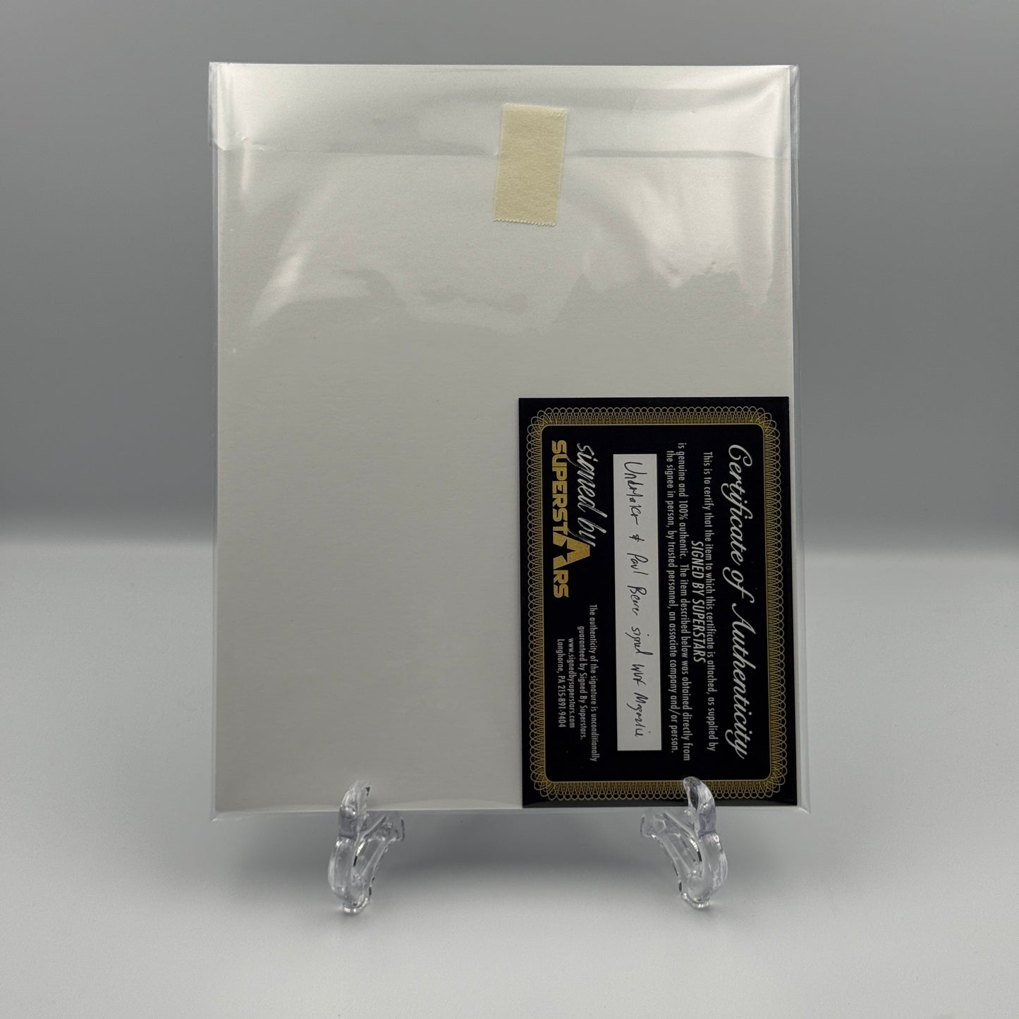 Undertaker & Paul Bearer Dual Signed Magazine - WWF Wrestling