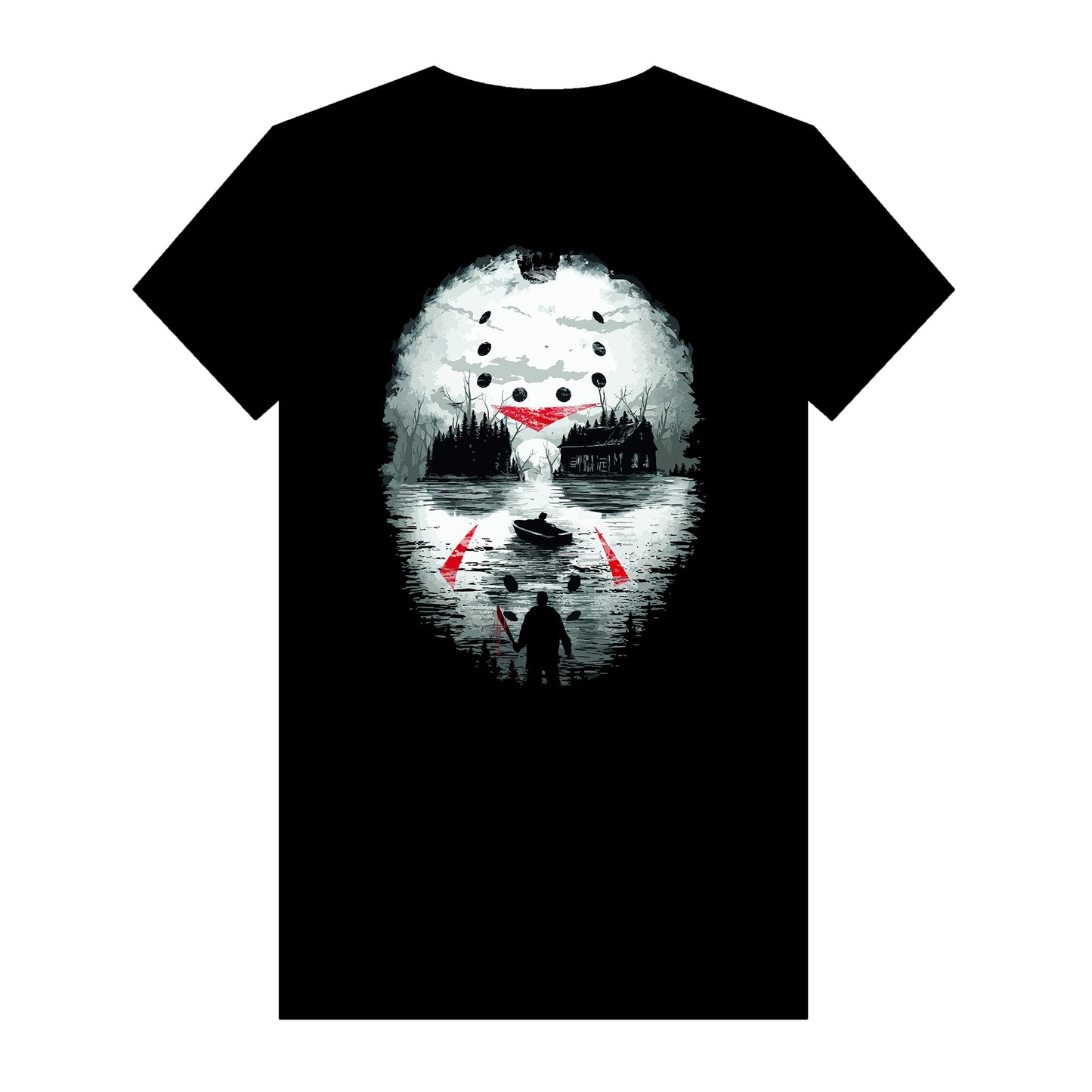 T-Shirt - Horror - Jason Mask