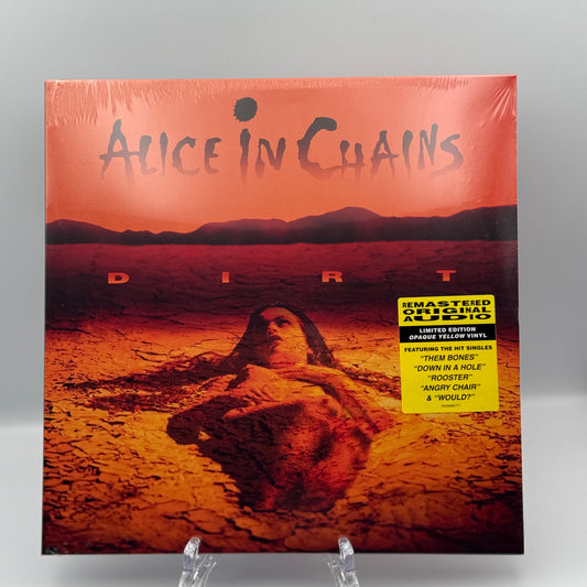 Alice In Chains - Dirt - Opaque Yellow Colored Vinyl Record 2022