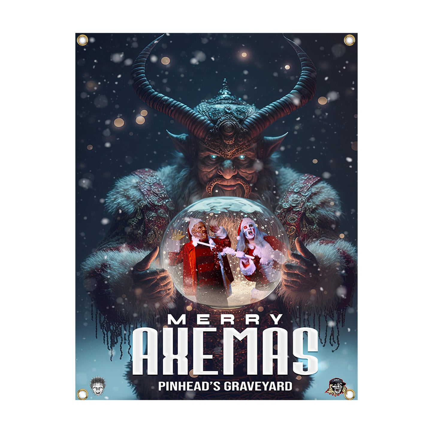 Fabric Flag - Krampus