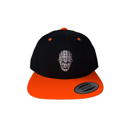 Hat - Snapback Orange Embroidered