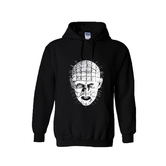 Hoodie - Pull Over - White Logo Retro