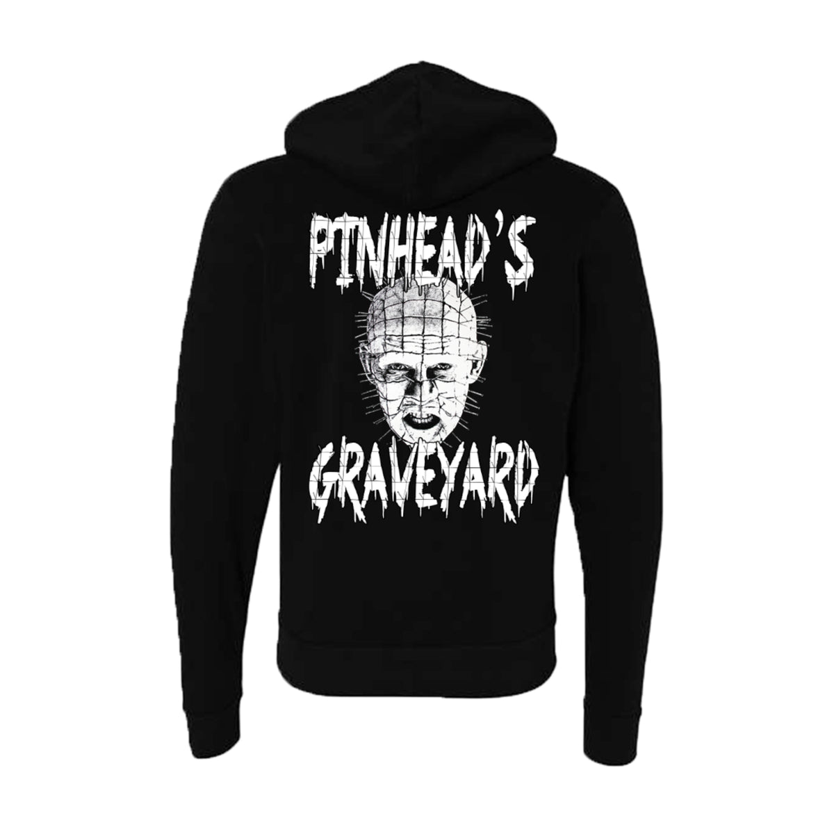 Hoodie - Zip Up with White Logo