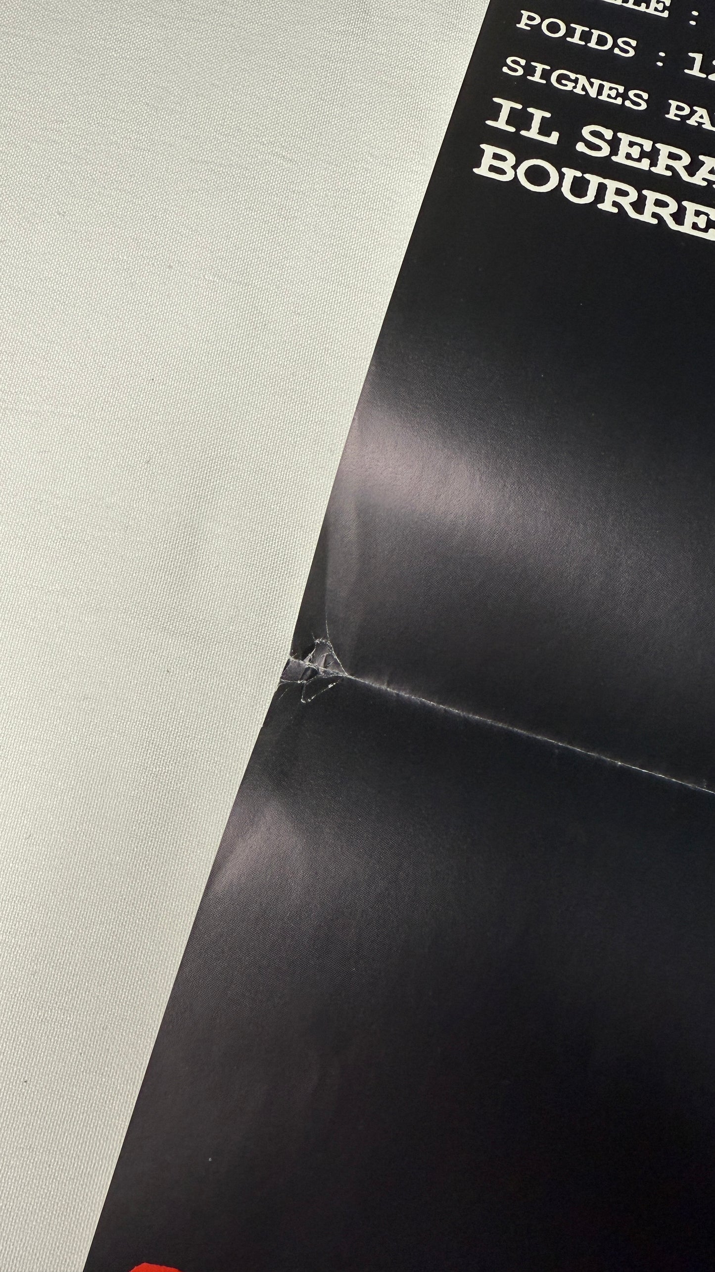 Texas Chainsaw Massacre 3 R.A. Mihailoff Signed Leatherface Foreign Poster