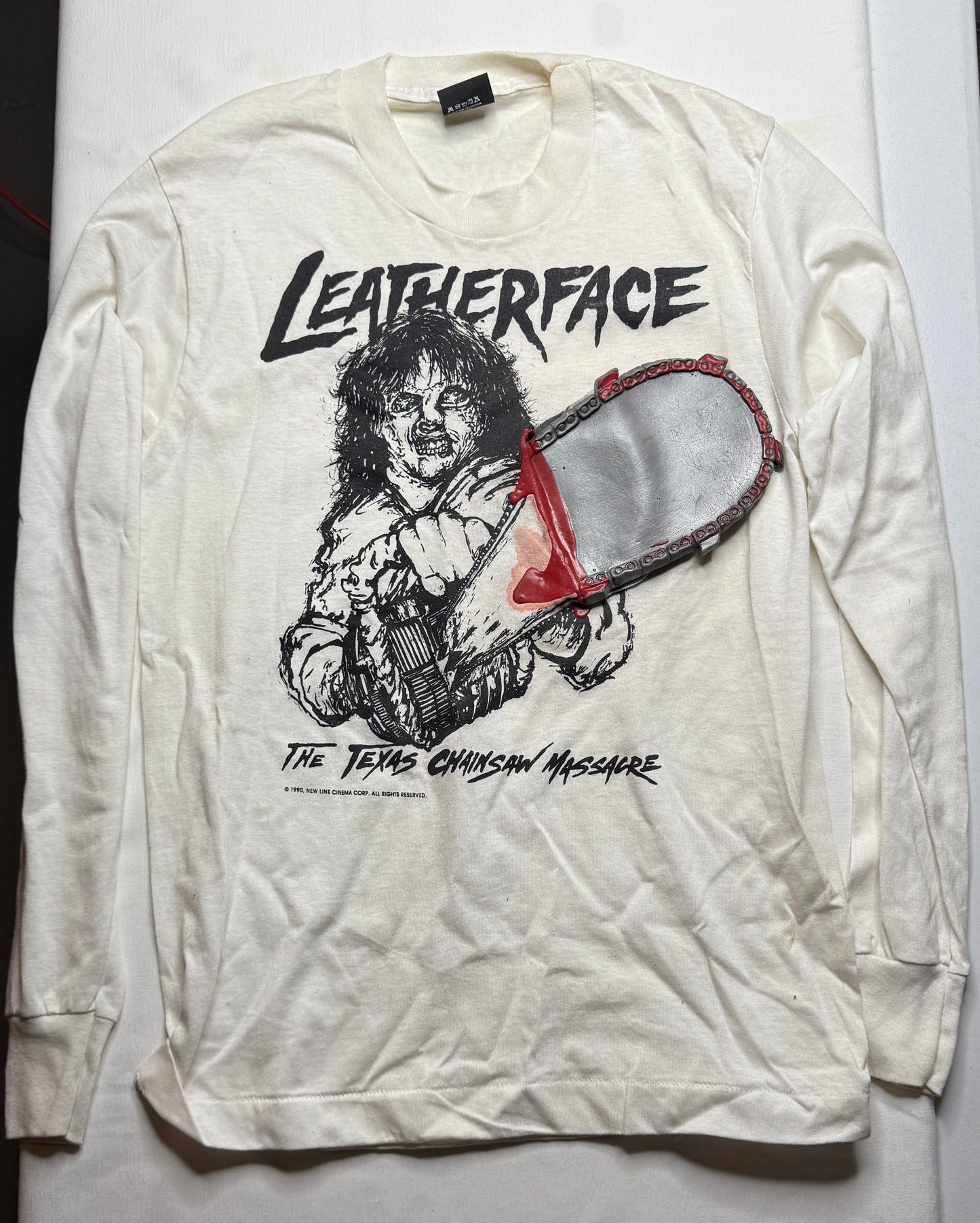 Texas Chainsaw Massacre 3 Leatherface Rare Vintage Promo Shirt M R.A. Mihailoff
