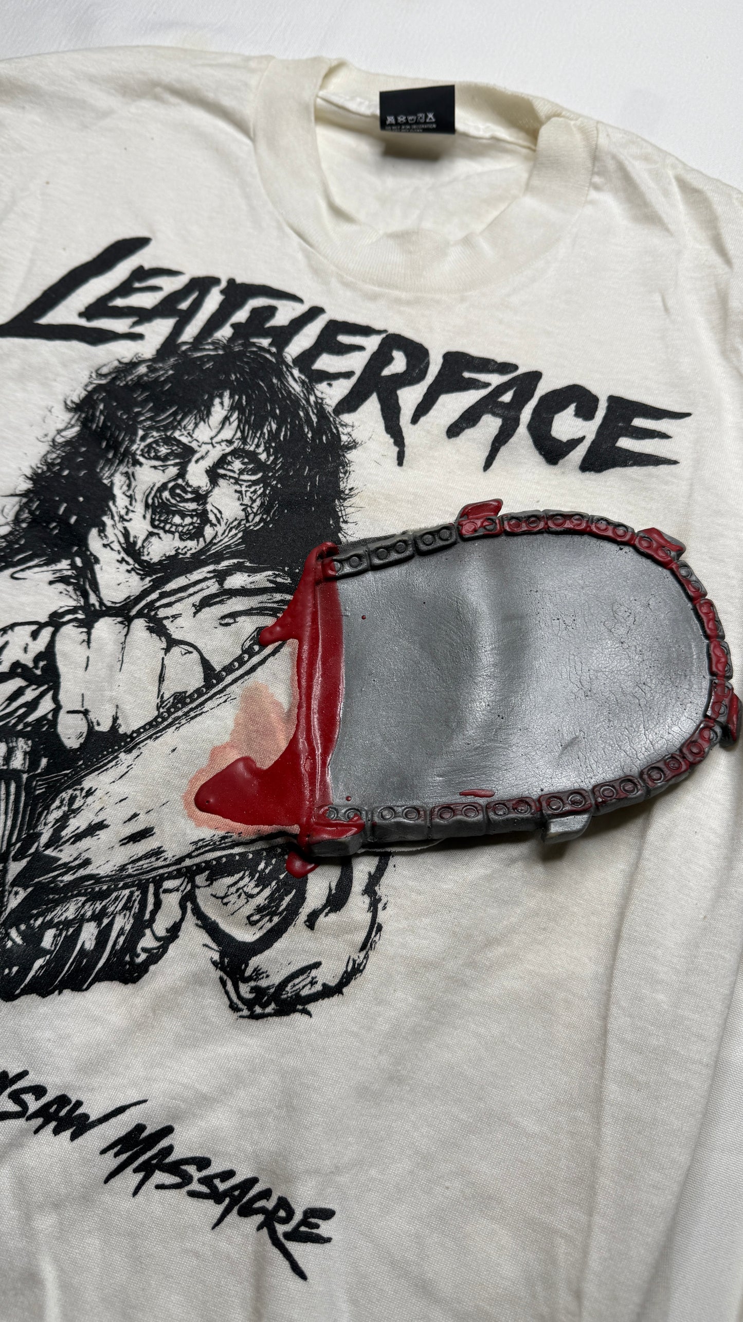 Texas Chainsaw Massacre 3 Leatherface Rare Vintage Promo Shirt M R.A. Mihailoff