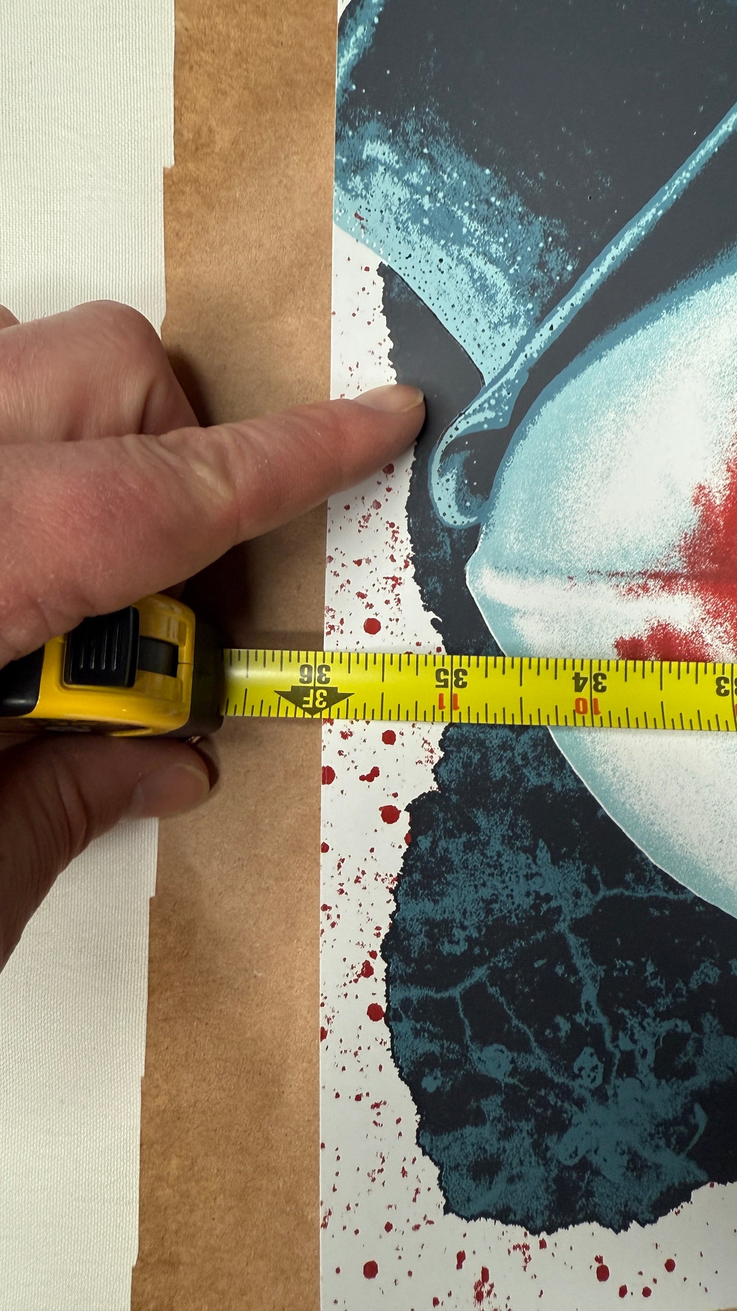 Terrifier Rare Metallic Movie Poster Print - Art The Clown