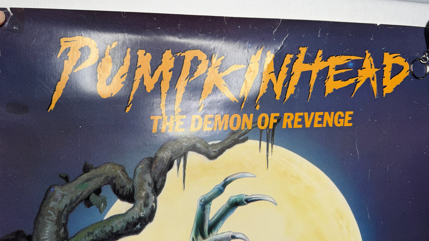 Pumpkinhead Lance Henriksen Original Signed Movie Poster