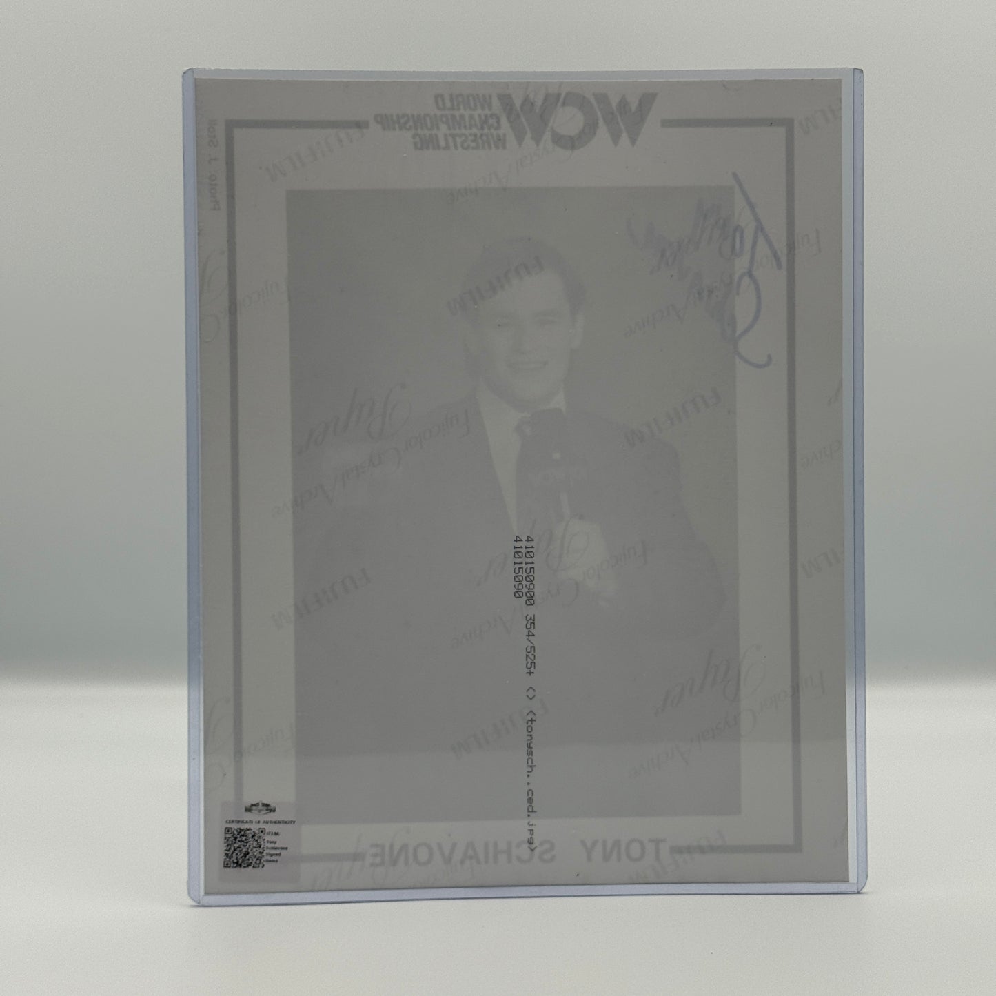 Tony Schiavone Signed 8x10 Photo - WCW Wrestling