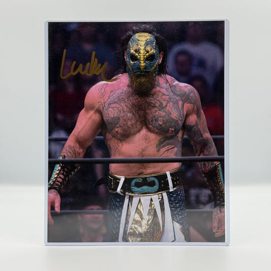 Luchasaurus Signed 8x10 Photo - AEW Wrestling