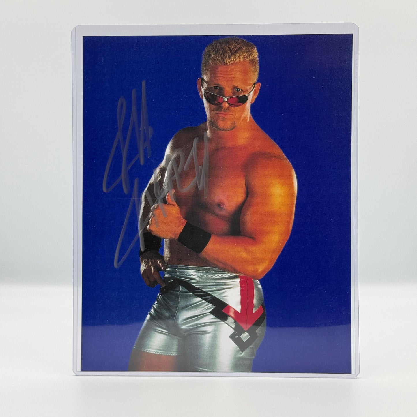 Jeff Jarrett Signed 8x10 Photo - TNA WWF Wrestling