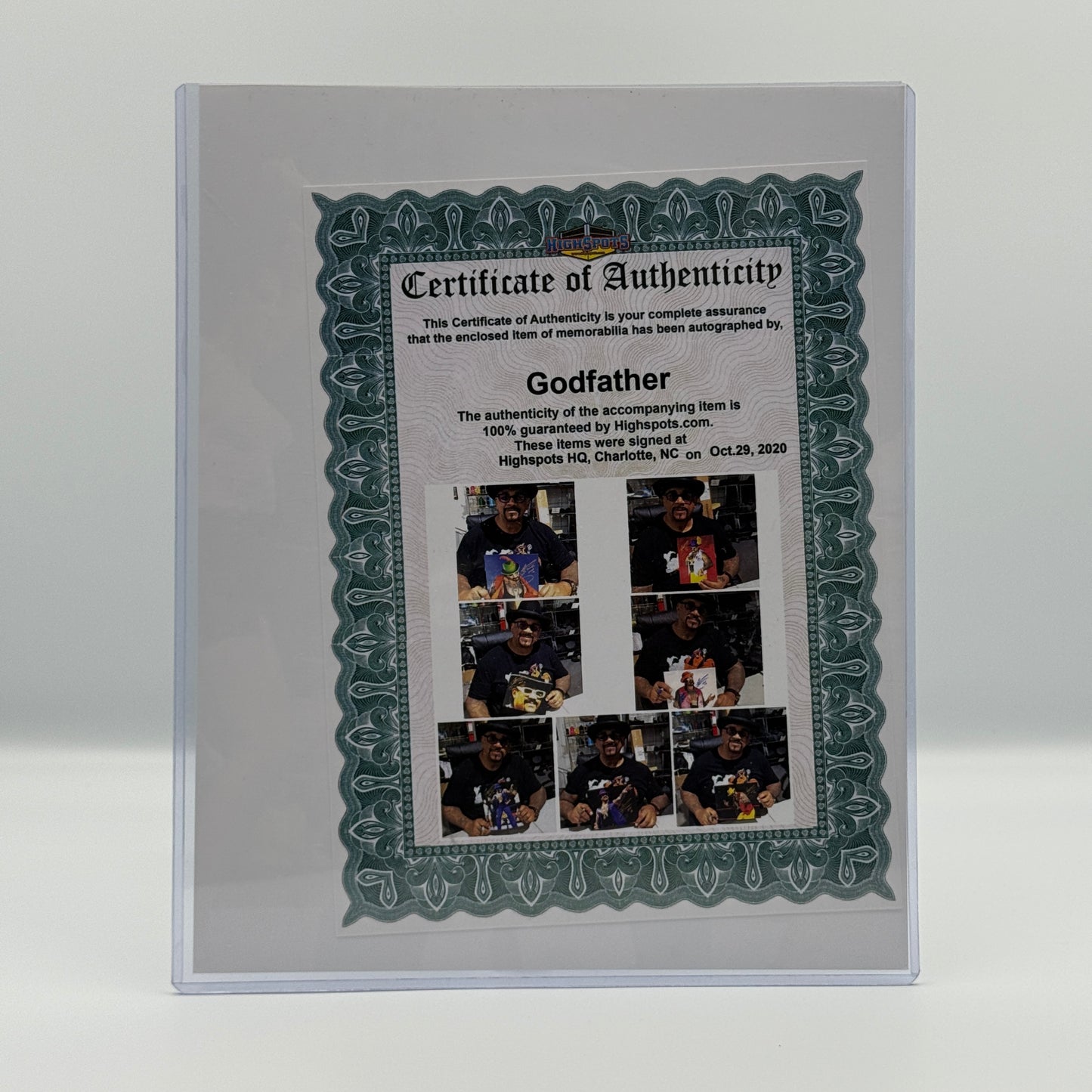 Godfather Signed 8x10 Photo HOF - WWF WWE Wrestling