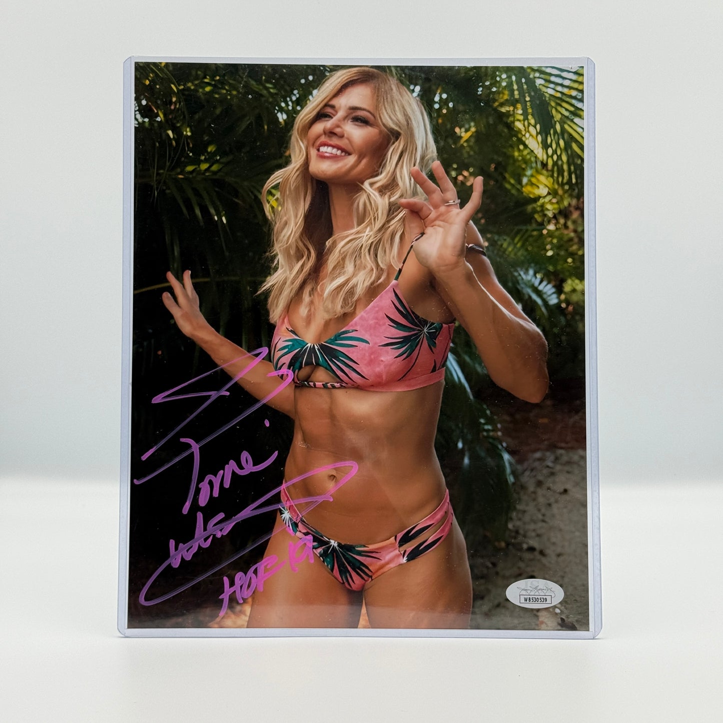 Torrie Wilson Signed 8x10 Photo JSA - WWF WWE Wrestling