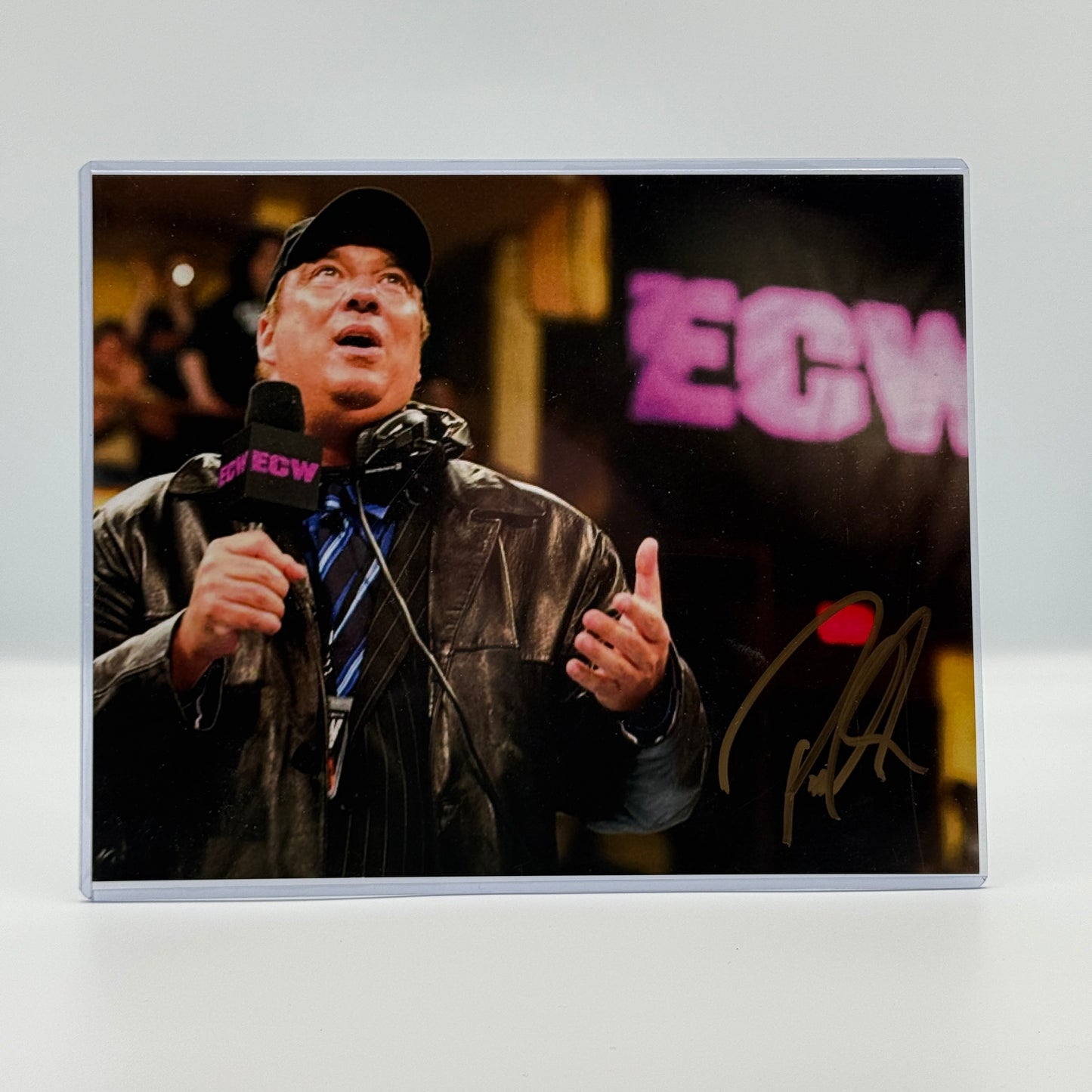 Paul Heyman Signed 8x10 Photo - ECW WWE Wrestling