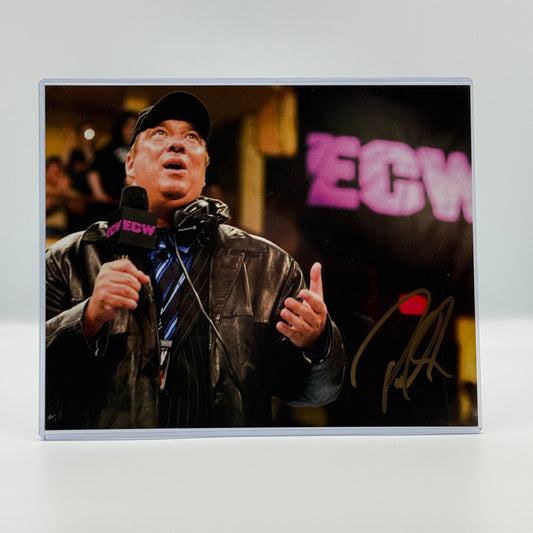 Paul Heyman Signed 8x10 Photo - ECW WWE Wrestling