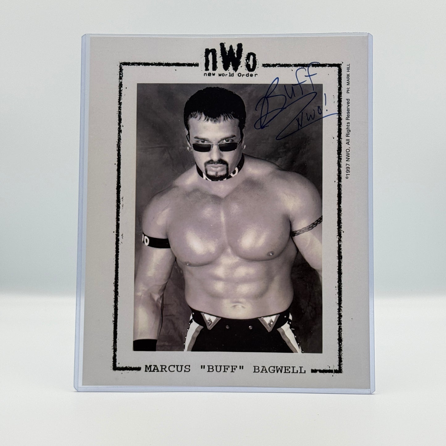 Buff Bagwell NWO Signed 8x10 Photo - WCW Wrestling