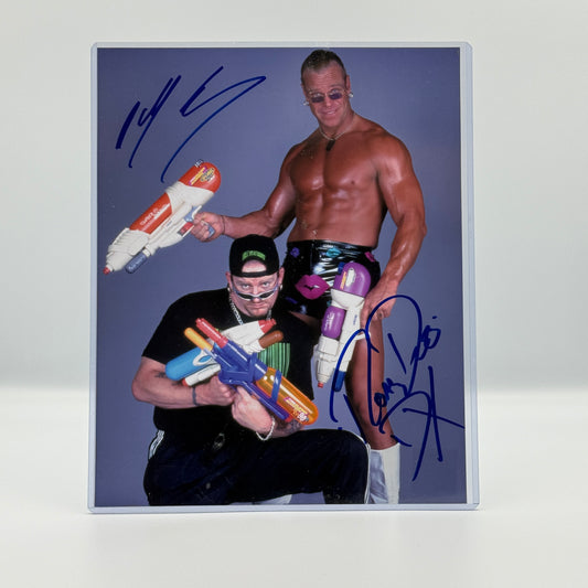 DX Road Dogg & Billy Gunn Dual Signed 8x10 Photo - WWF WWE Wrestling