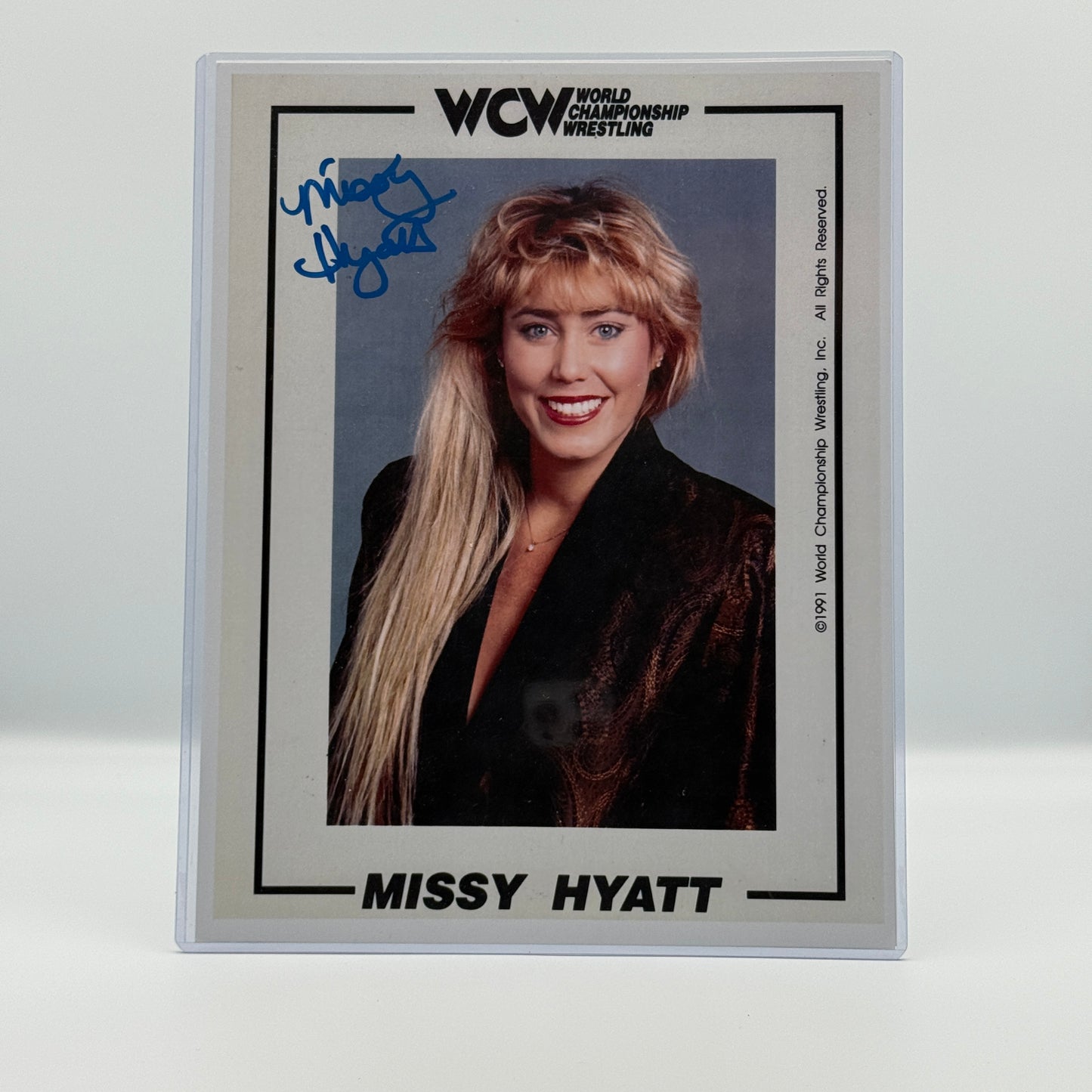 Missy Hyatt Signed 8.5x11 Photo - WCW Wrestling