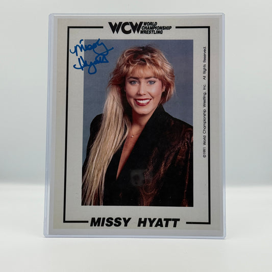 Missy Hyatt Signed 8.5x11 Photo - WCW Wrestling
