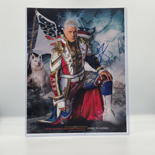 Cody Rhodes Signed 11x14 Photo - WWE Wrestling