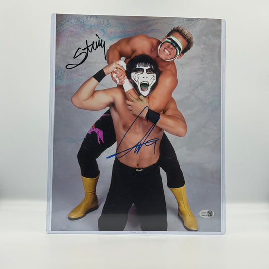 Sting & Great Muta Dual Signed 8x10 Photo Beckett - WCW Wrestling