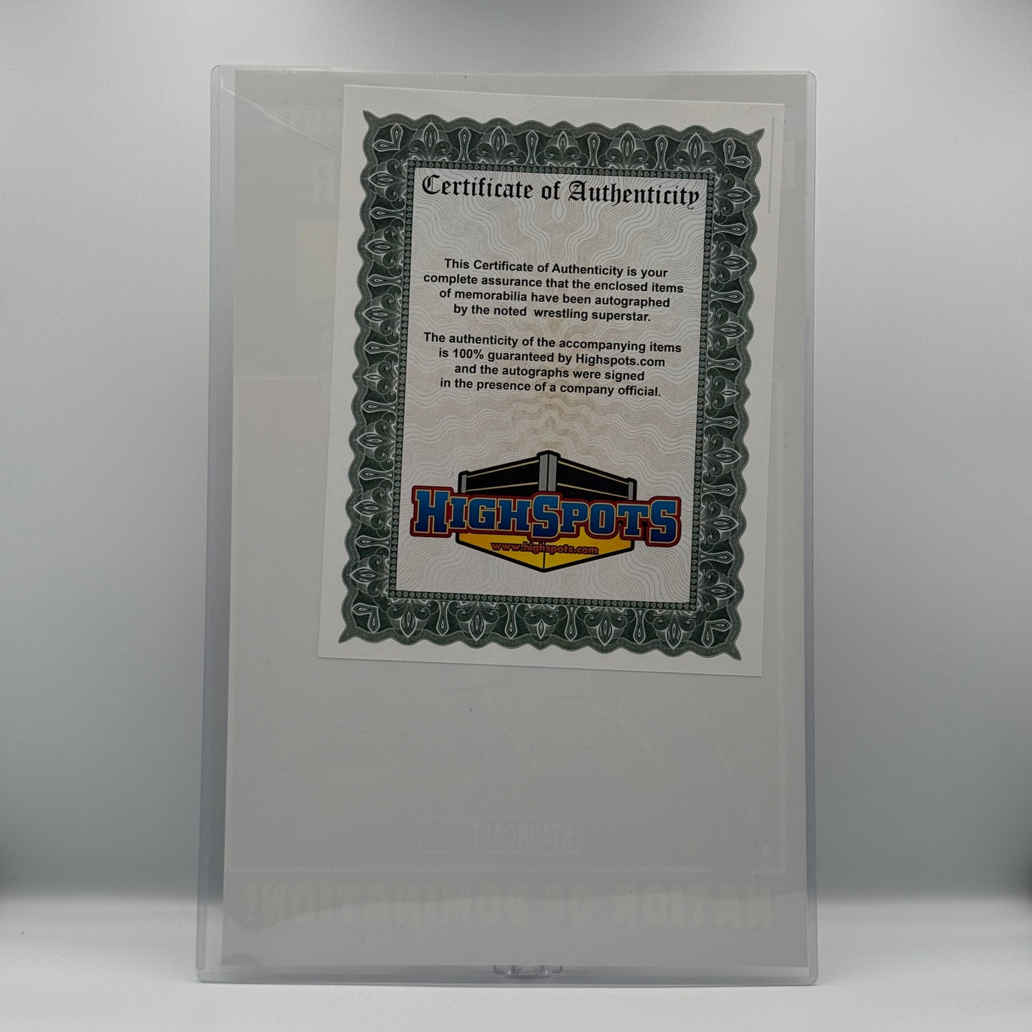 Ron Simmons Signed 11x17 Poster - WWF WWE Wrestling