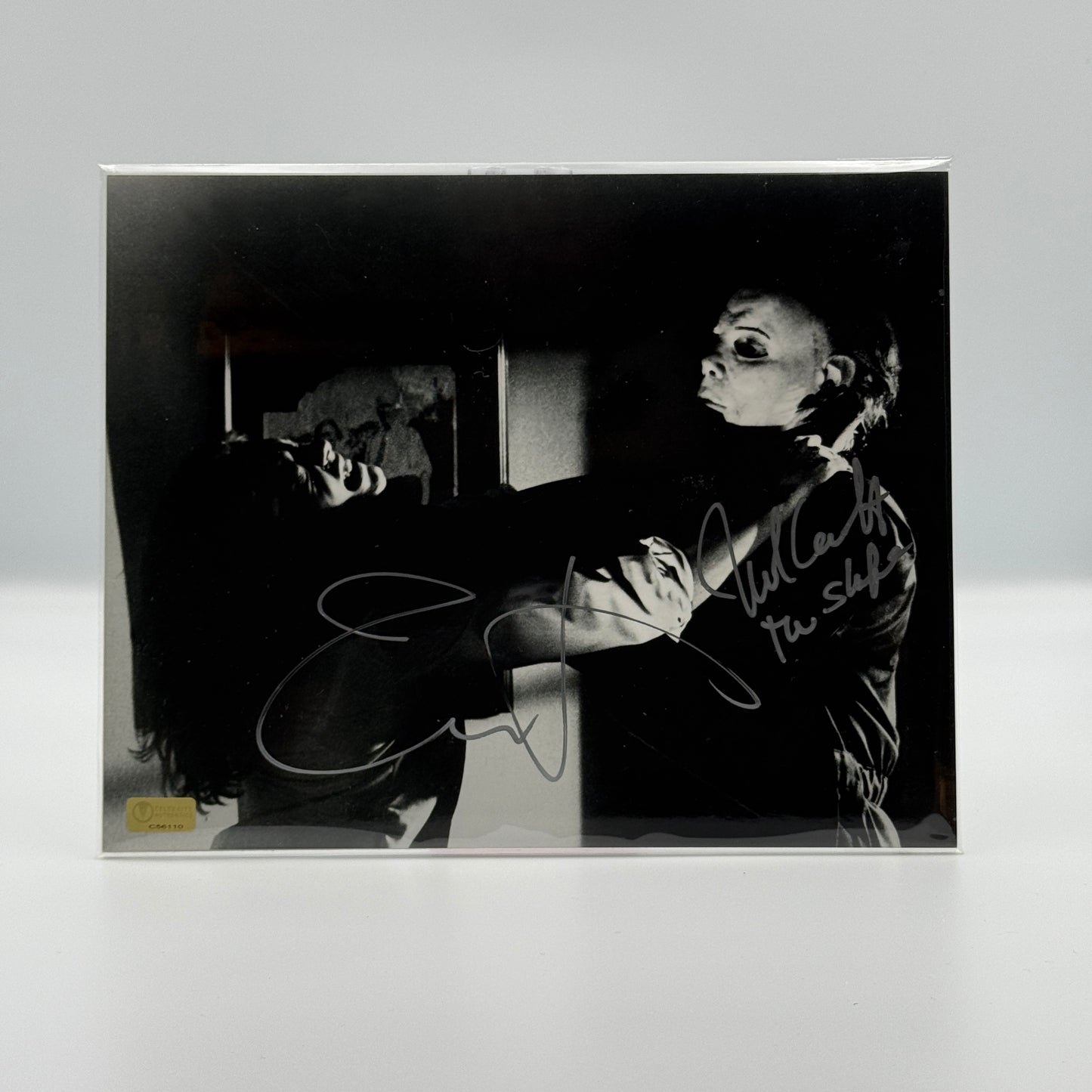 Halloween Jamie Lee Curtis & Nick Castle Signed 8x10 Picture - Celebrity Authentics COA
