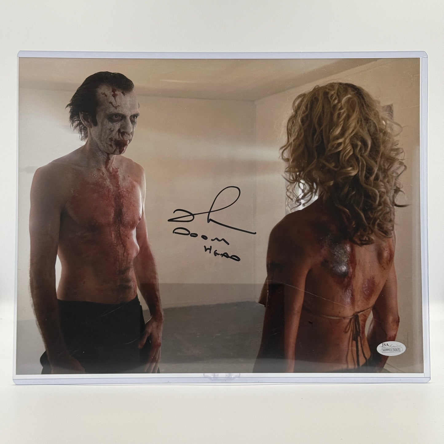 Rob Zombie's 31 Richard Brake Doom Head Signed 11x14 Picture JSA