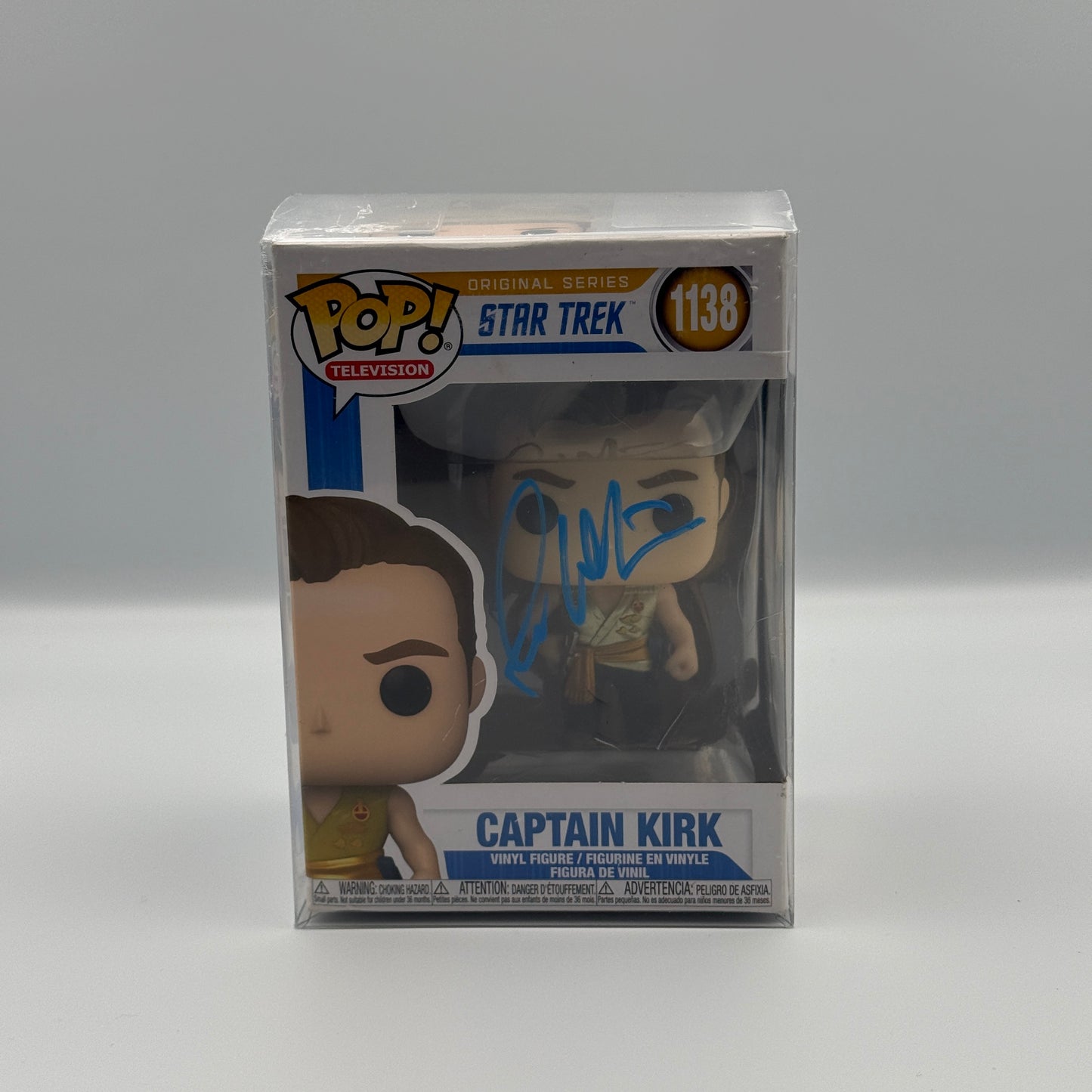 Star Trek William Shatner Signed Funko Pop #1138 JSA