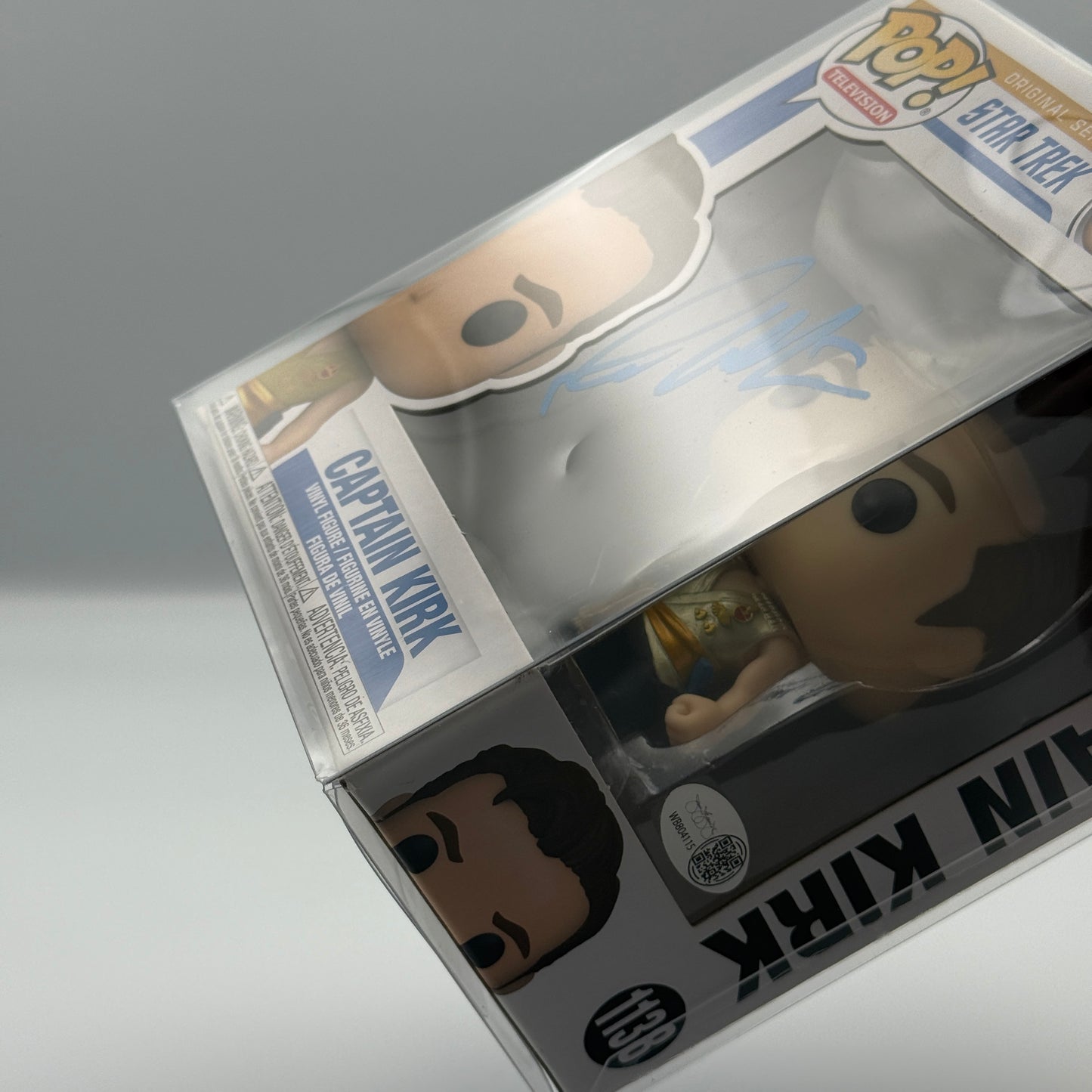 Star Trek William Shatner Signed Funko Pop #1138 JSA