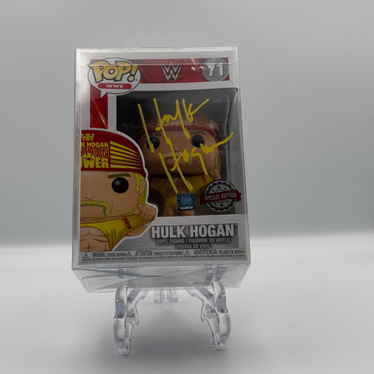 Hulk Hogan Signed Funko Pop #71 - WWF WCW Wrestling