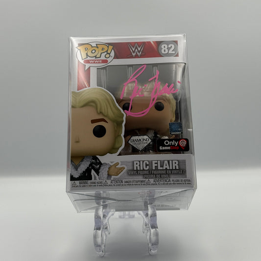 Ric Flair Signed Funko Pop #82 JSA - WCW WWF Wrestling