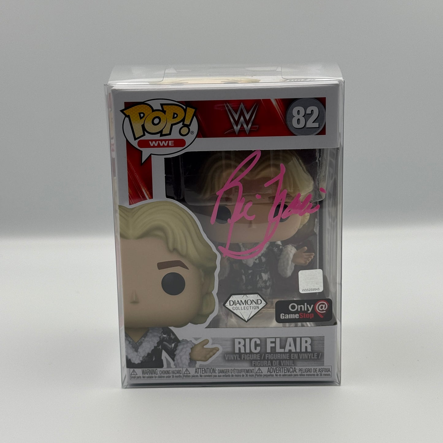 Ric Flair Signed Funko Pop #82 JSA - WCW WWF Wrestling