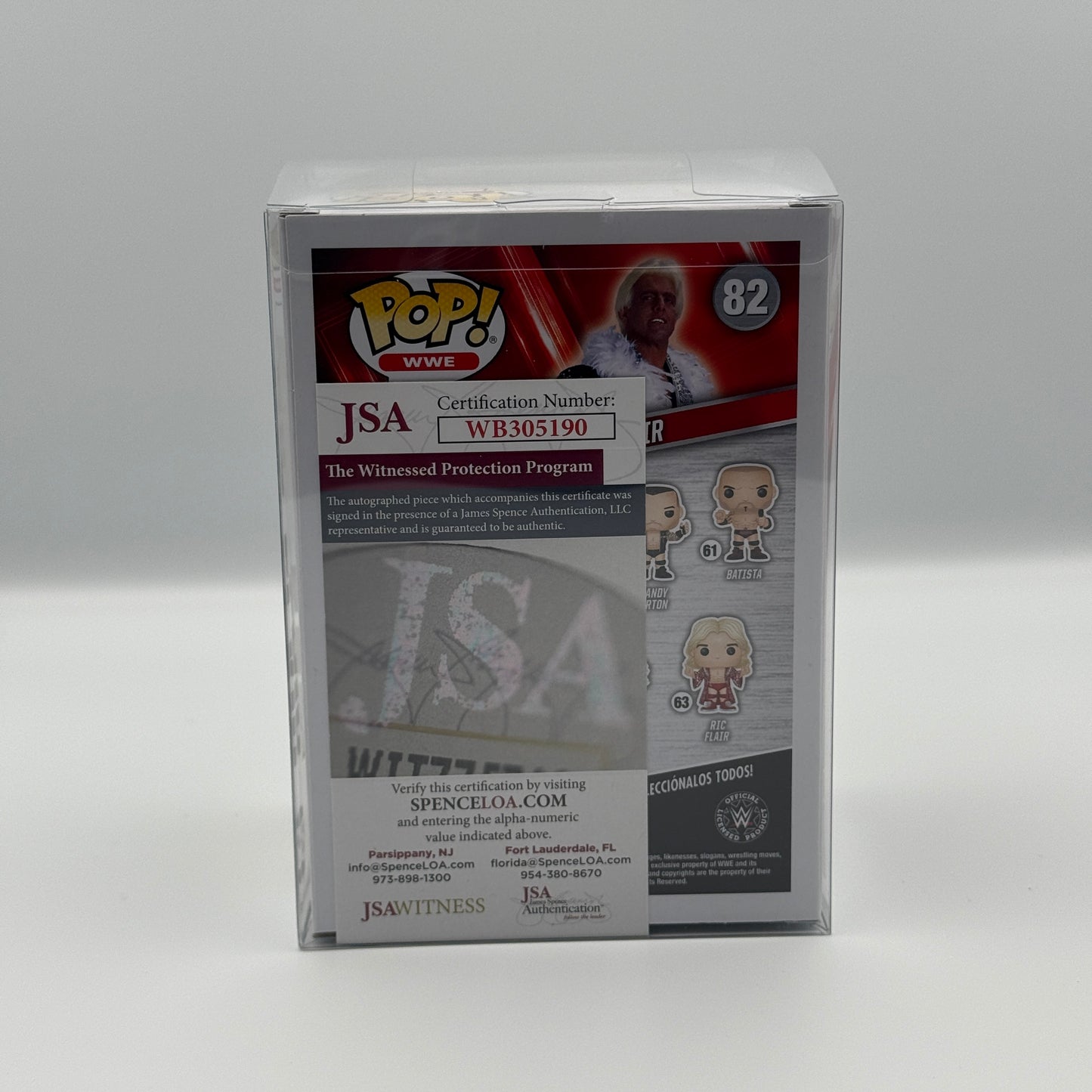 Ric Flair Signed Funko Pop #82 JSA - WCW WWF Wrestling