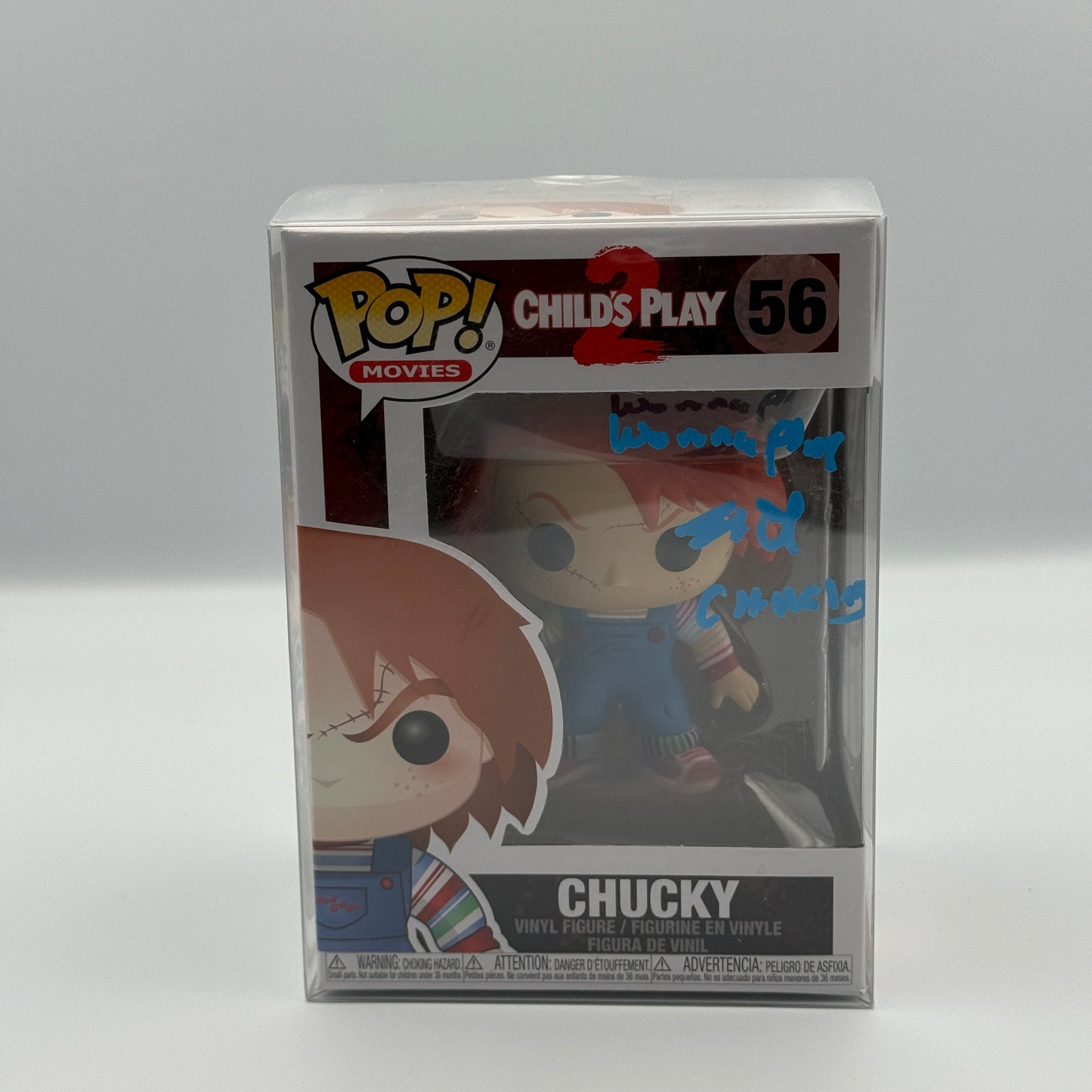 Child's Play Brad Dourif Signed Chucky Funko Pop #56
