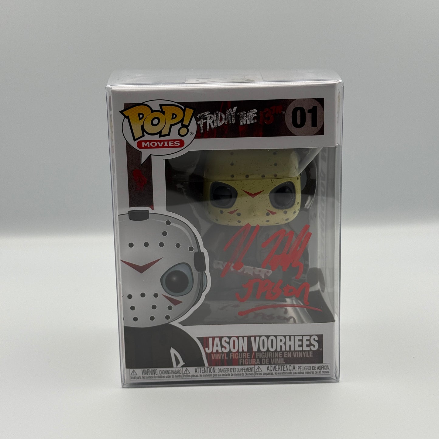 Friday The 13th Kane Hodder Jason Voorhees Signed Funko Pop #01 JSA