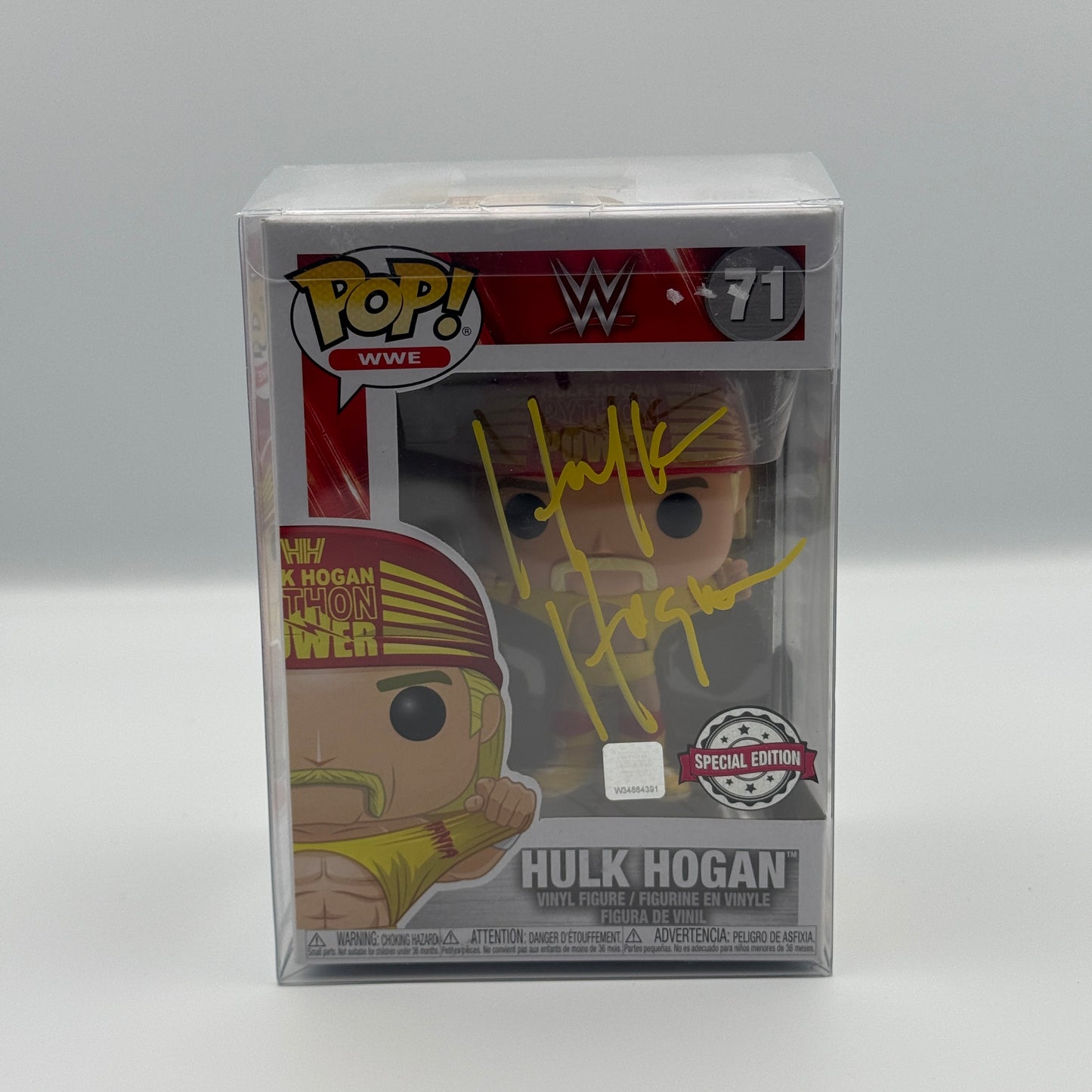 Hulk Hogan Signed Funko Pop #71 - WWF WCW Wrestling