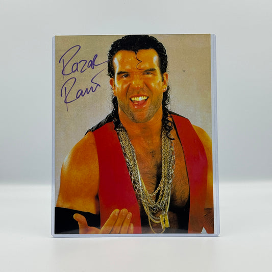 Razor Ramon Scott Hall Signed 8x10 Photo - WWF Wrestling