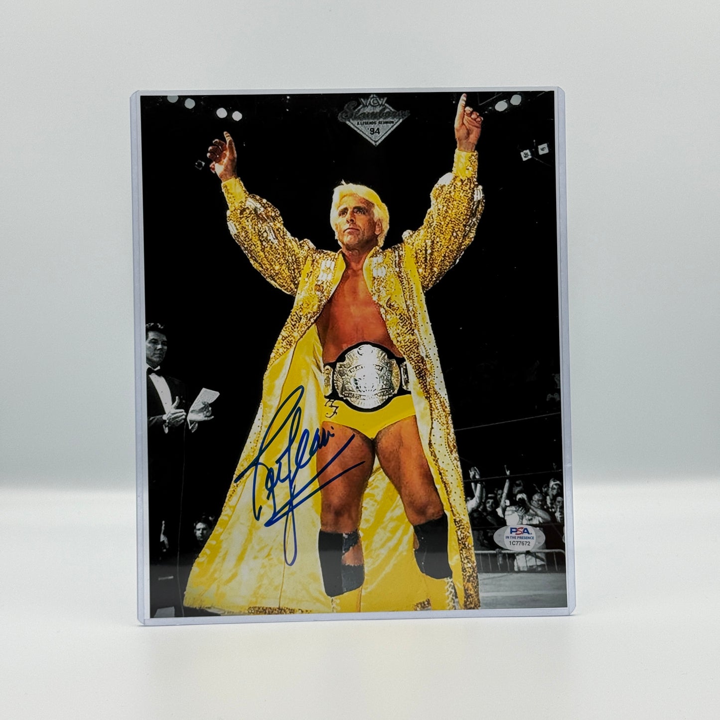 Ric Flair Signed 8x10 Robe Photo PSA - WCW Wrestling
