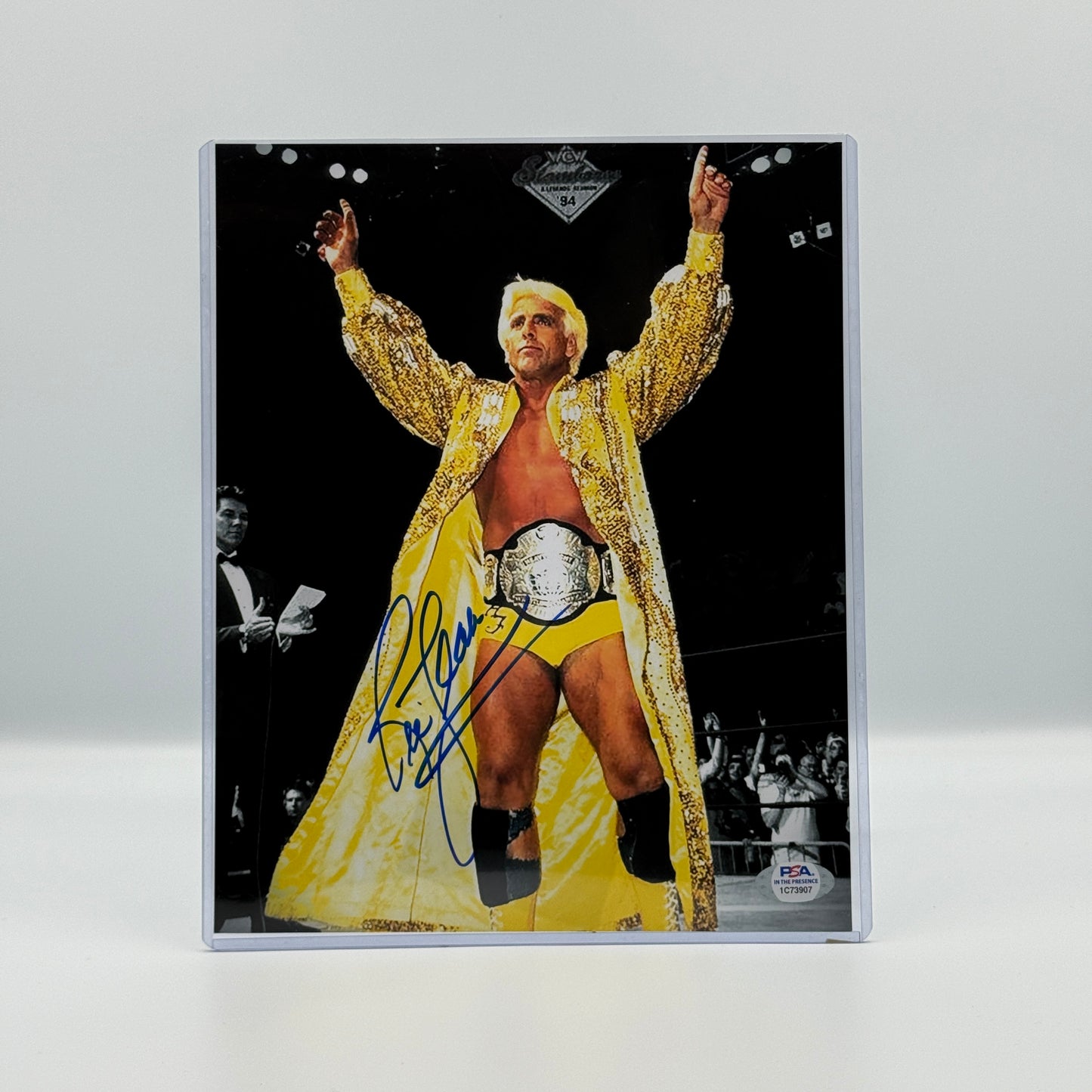 Ric Flair Signed 8x10 Robe Photo PSA - WCW Wrestling