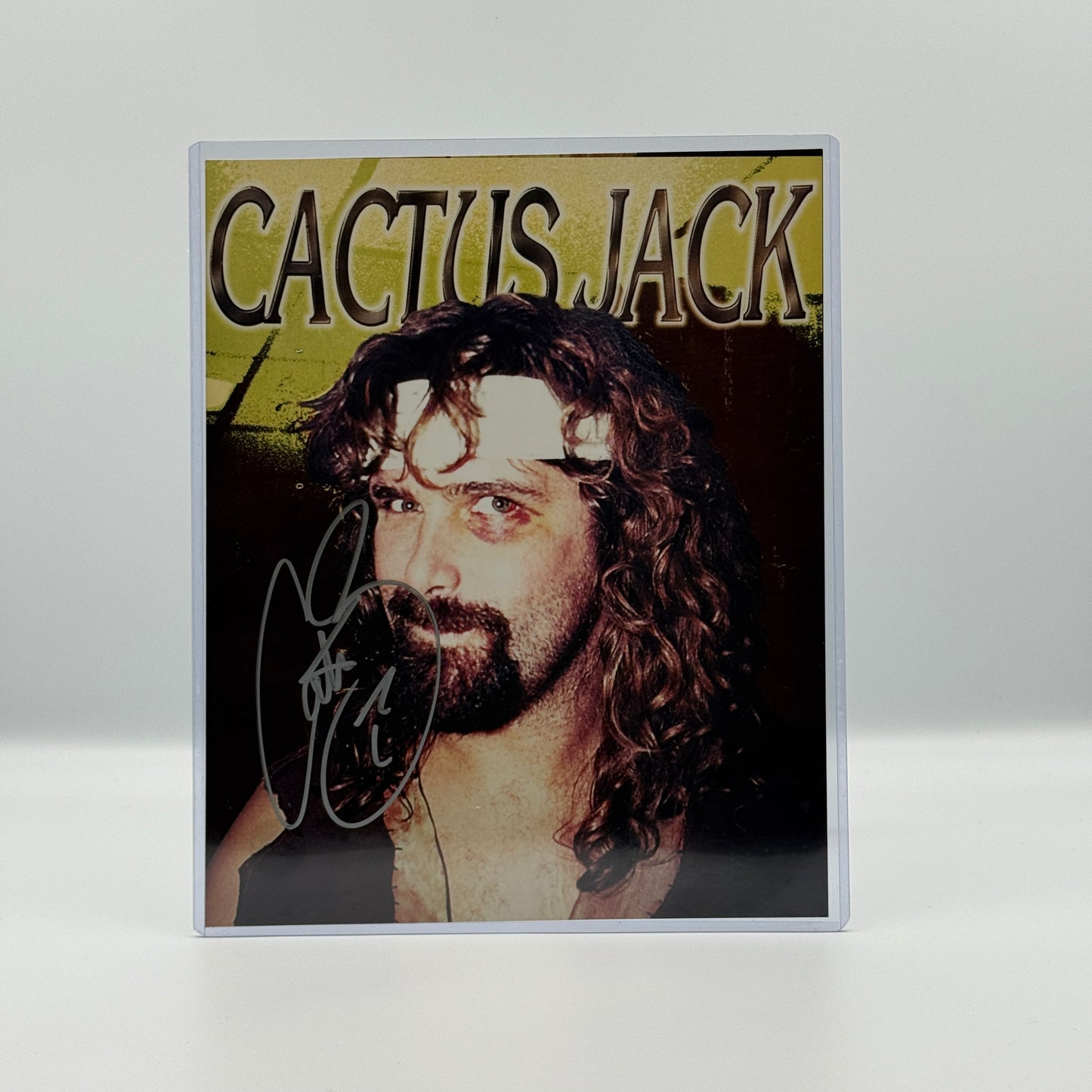Cactus Jack Mick Foley Signed 8x10 Photo - ECW WWF Wrestling