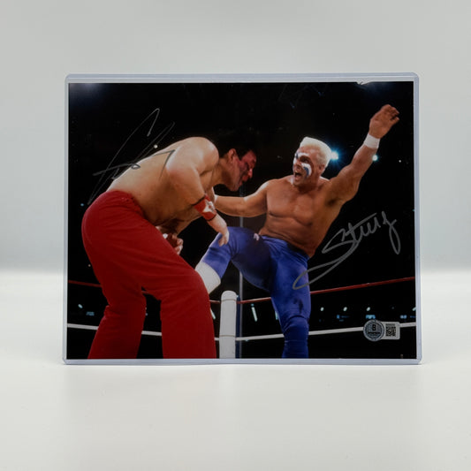 Sting & Muta Dual Signed 8x10 Photo Beckett - WCW Wrestling