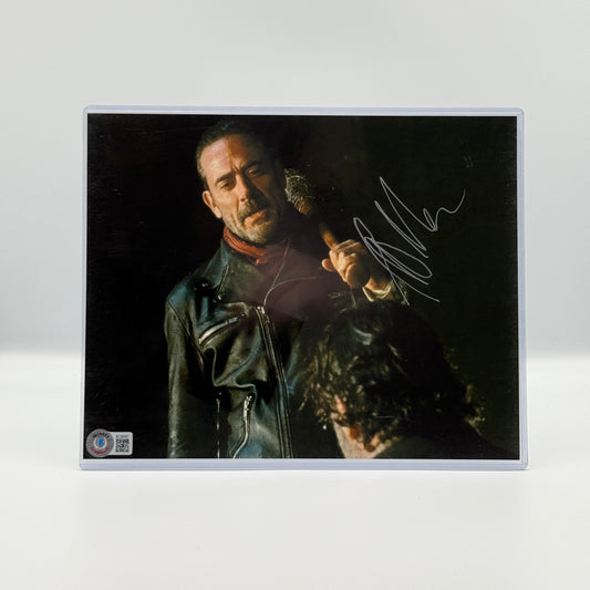 The Walking Dead Jeffrey Dean Morgan Negan Signed 8x10 Photo Beckett